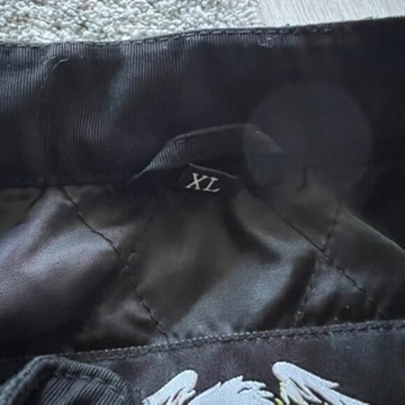 Harley Davidson Jacket Men’s Nylon Bar & Shield Belted Large Biking Motorcycle - Picture 4 of 9